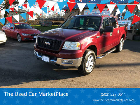 2004 Ford F-150 for sale at The Used Car MarketPlace in Newberg OR