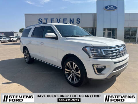 2021 Ford Expedition MAX for sale at STEVENS FORD in Enid OK