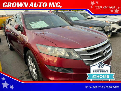 2010 Honda Accord Crosstour for sale at CROWN AUTO INC, in South Gate CA