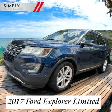 2017 Ford Explorer for sale at Simply Auto Sales in Lake Park FL