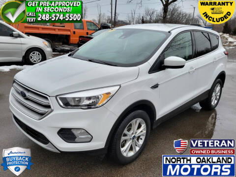 2019 Ford Escape for sale at North Oakland Motors in Waterford MI
