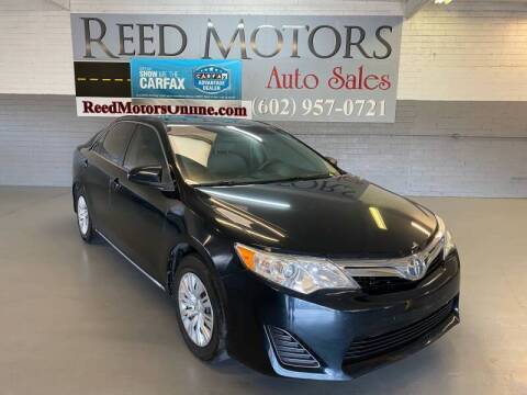 2012 Toyota Camry for sale at REED MOTORS LLC in Phoenix AZ