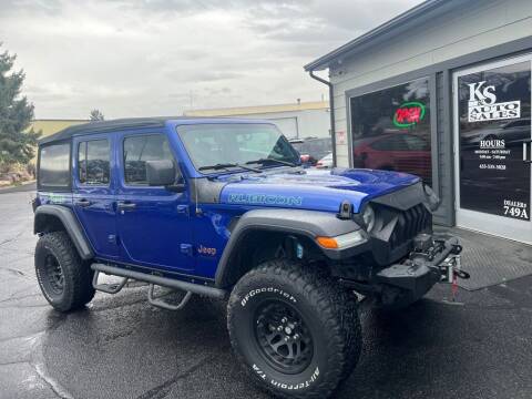 2018 Jeep Wrangler Unlimited for sale at K & S Auto Sales in Smithfield UT