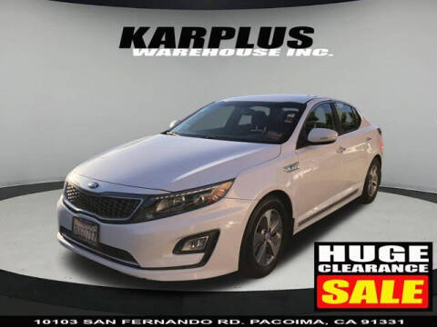 2016 Kia Optima Hybrid for sale at Karplus Warehouse in Pacoima CA