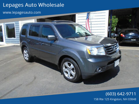 2013 Honda Pilot for sale at Lepages Auto Wholesale in Kingston NH