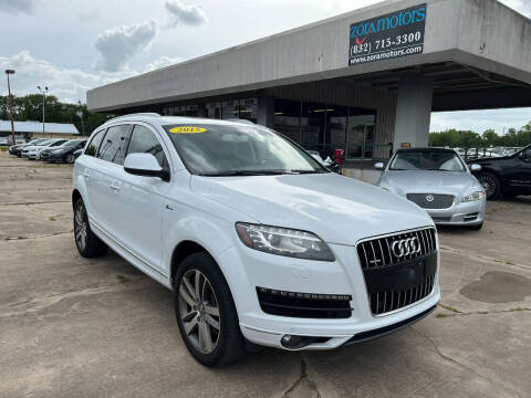 2015 Audi Q7 for sale at ZORA MOTORS in Rosenberg TX