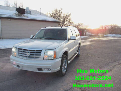 2004 Cadillac Escalade for sale at HOO MOTORS in Kiowa CO