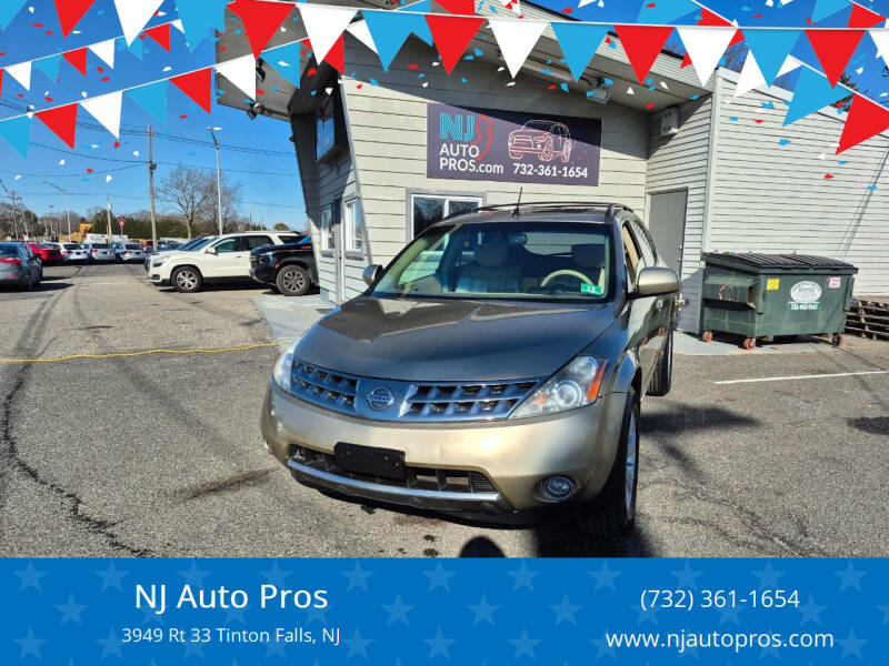 2006 Nissan Murano for sale at NJ Auto Pros in Tinton Falls NJ