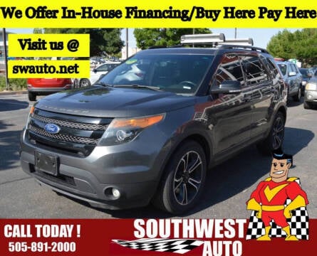 2015 Ford Explorer for sale at SOUTHWEST AUTO in Albuquerque NM