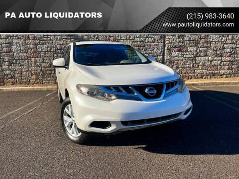 2012 Nissan Murano for sale at PA AUTO LIQUIDATORS in Huntingdon Valley PA