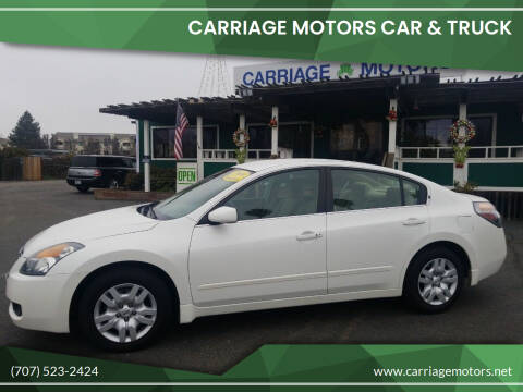 2009 Nissan Altima for sale at Carriage Motors Car & Truck in Santa Rosa CA