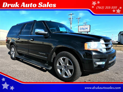 2017 Ford Expedition EL for sale at Druk Auto Sales in Ramsey MN