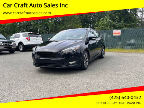 2016 Ford Focus for sale at Car Craft Auto Sales Inc in Lynnwood WA