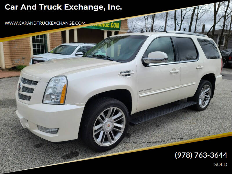 2013 Cadillac Escalade for sale at Car and Truck Exchange, Inc. in Rowley MA