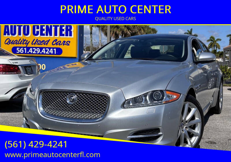 2013 Jaguar XJ for sale at PRIME AUTO CENTER in Palm Springs FL