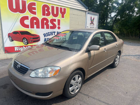 2007 Toyota Corolla for sale at Right Price Auto Sales in Murfreesboro TN