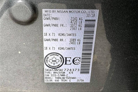 2019 Nissan Rogue SV