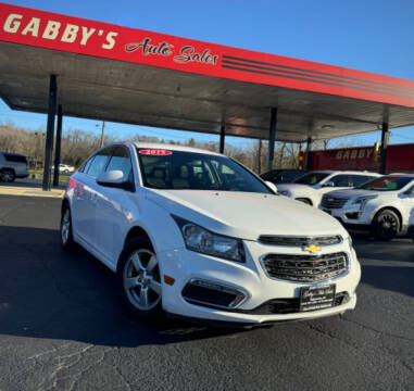 2015 Chevrolet Cruze for sale at GABBY'S AUTO SALES in Valparaiso IN