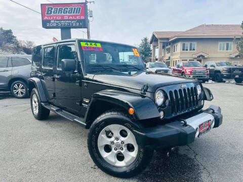 2015 Jeep Wrangler Unlimited for sale at Bargain Auto Sales LLC in Garden City ID