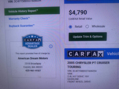 2005 Chrysler PT Cruiser Touring