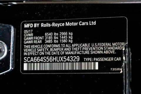 2017 Rolls-Royce Ghost