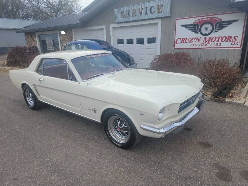 1965 Ford Mustang for sale at CRUZ'N CLASSICS LLC - Classics in Spirit Lake IA