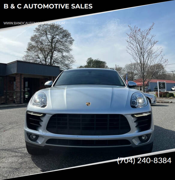 2016 Porsche Macan for sale at B & C AUTOMOTIVE SALES in Lincolnton NC