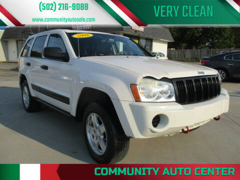 2006 Jeep Grand Cherokee for sale at Community Auto Center in Jeffersonville IN