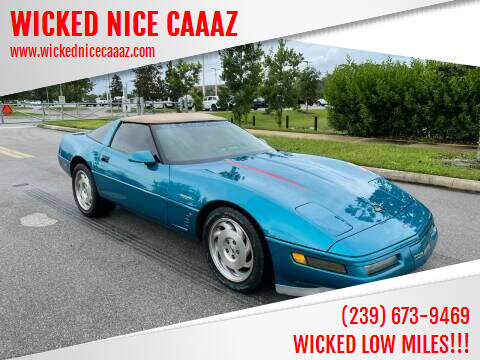 1996 Chevrolet Corvette for sale at WICKED NICE CAAAZ in Cape Coral FL