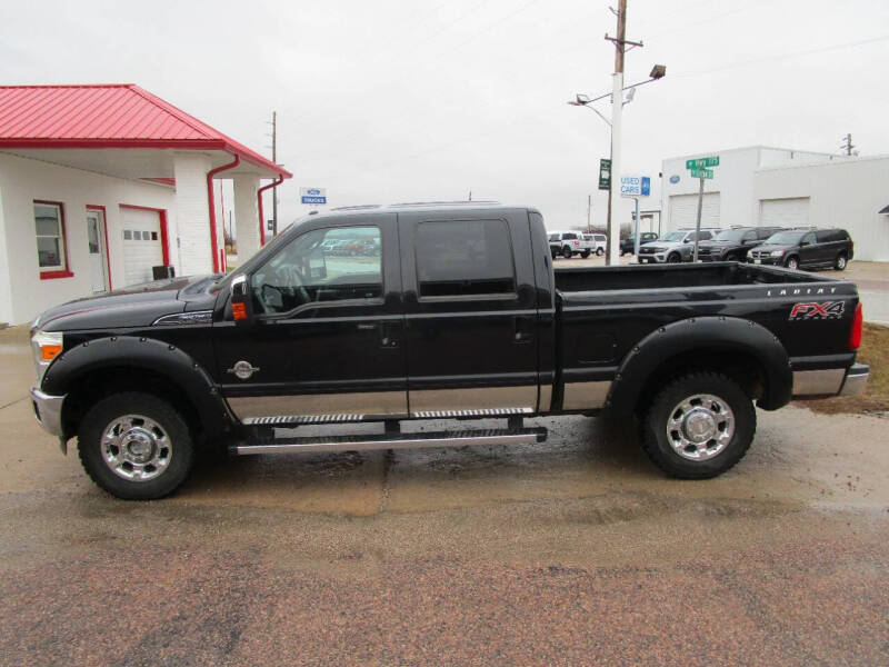 Used 2013 Ford F-250 Super Duty Lariat with VIN 1FT7W2BT5DEA08393 for sale in Danbury, IA