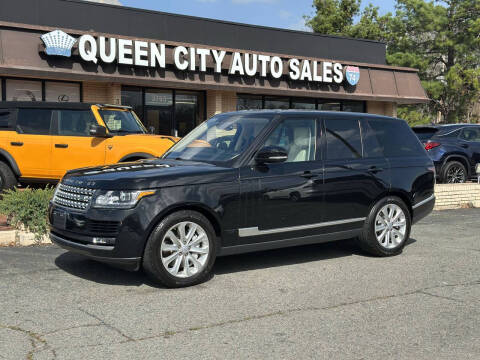 2016 Land Rover Range Rover for sale at Queen City Auto Sales in Charlotte NC