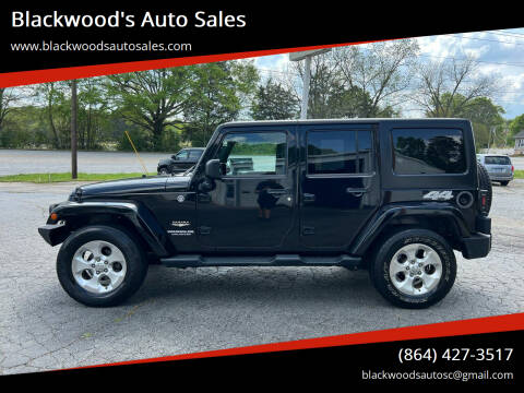 2013 Jeep Wrangler Unlimited for sale at Blackwood's Auto Sales in Union SC