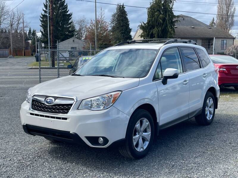 2014 Subaru Forester for sale at A & V AUTO SALES LLC in Marysville WA