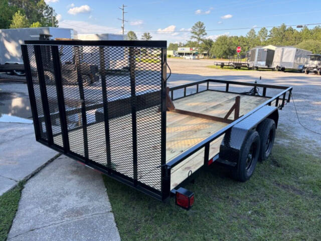 2024 J&E  7x16 utility  for sale at Cross Resurrection Golf Carts and Trailers in Rincon, GA