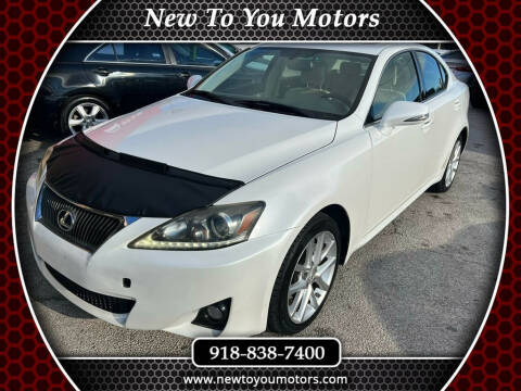 2013 Lexus IS 250 for sale at New To You Motors in Tulsa OK