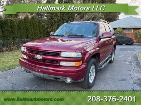 2005 Chevrolet Tahoe for sale at HALLMARK MOTORS LLC in Boise ID
