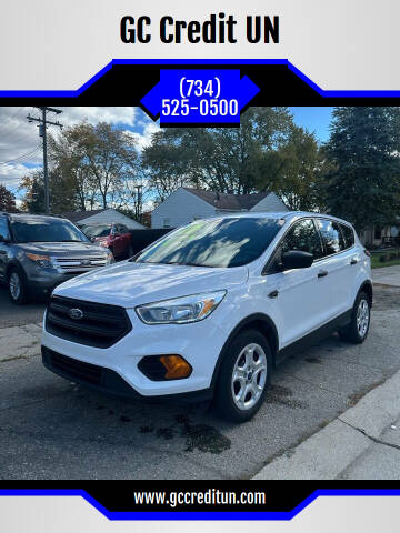 2017 Ford Escape for sale at GC Credit UN in Garden City MI