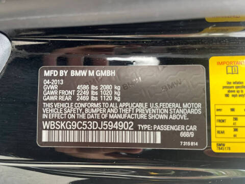 2013 BMW M3