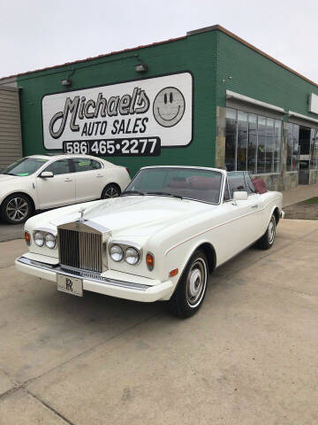 1985 Rolls-Royce Corniche for sale at MICHAEL'S AUTO SALES in Mount Clemens MI