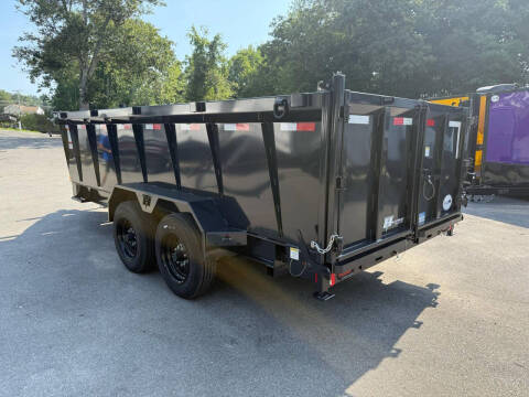 2026 Hillcrest Trailers 7X16 17600 GVWR DUMP TRAILER -