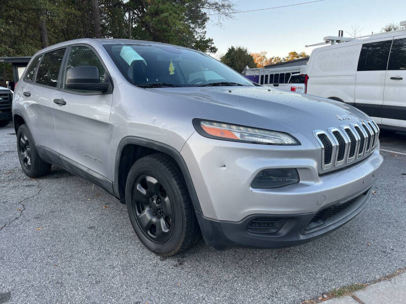 Used 2014 Jeep Cherokee Sport with VIN 1C4PJLAB1EW104451 for sale in Roswell, GA