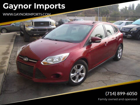 2014 Ford Focus for sale at Gaynor Imports in Stanton CA