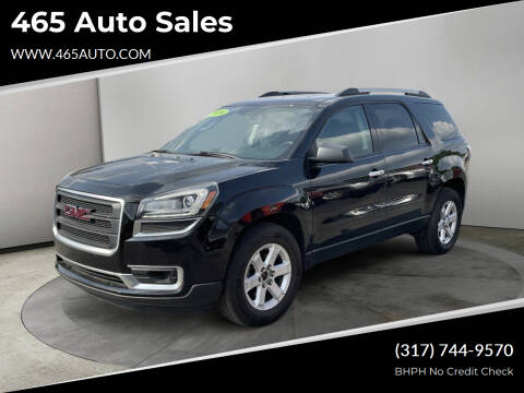2016 GMC Acadia for sale at 465 Auto Sales in Indianapolis IN