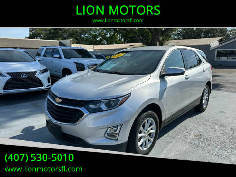 2020 Chevrolet Equinox for sale at LION MOTORS in Orlando FL