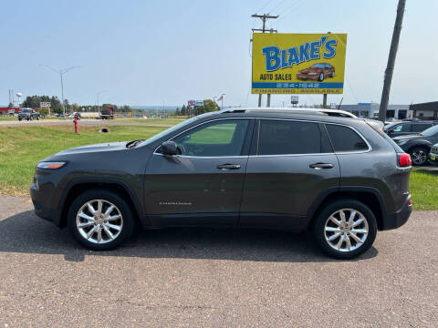 2017 Jeep Cherokee for sale at Blake's Auto Sales LLC in Rice Lake WI