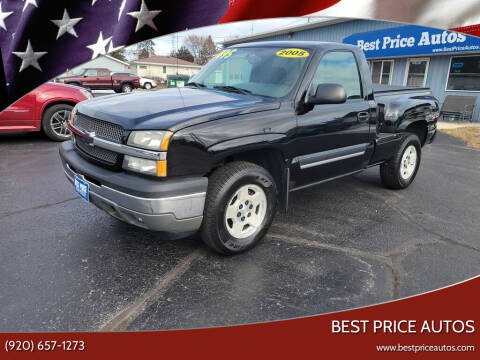 2005 Chevrolet Silverado 1500 for sale at Best Price Autos in Two Rivers WI