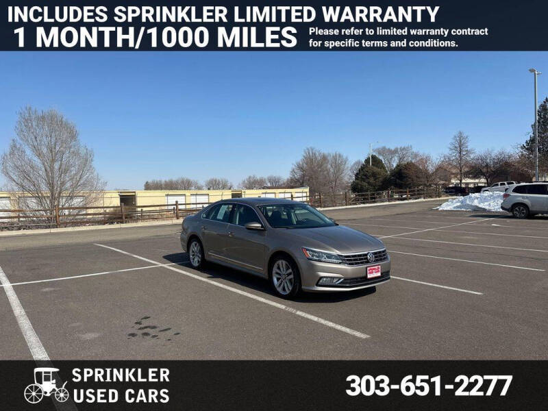 2017 Volkswagen Passat for sale at Sprinkler Used Cars in Longmont CO