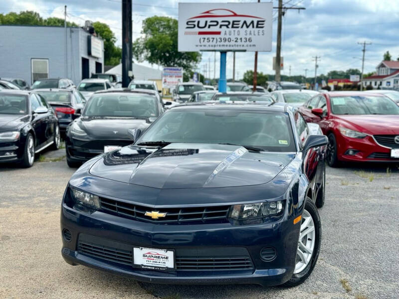 2015 Chevrolet Camaro for sale at Supreme Auto Sales in Chesapeake VA