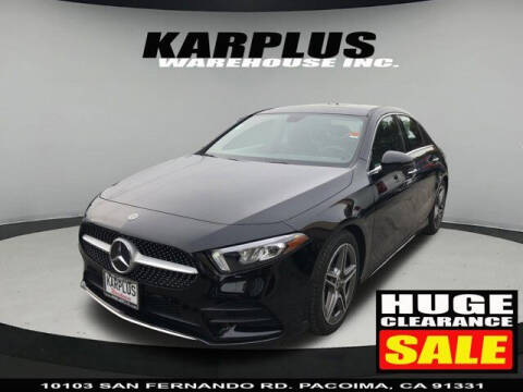 2019 Mercedes-Benz A-Class for sale at Karplus Warehouse in Pacoima CA