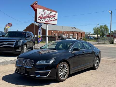 2019 Lincoln MKZ for sale at Southwest Car Sales in Oklahoma City OK